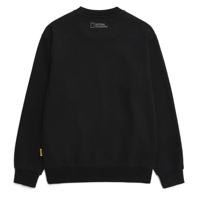 FOLHAS BIG LOGO BASIC FIT SWEATSHIRT CARBON BLACK