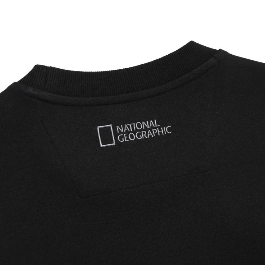 FOLHAS BIG LOGO BASIC FIT SWEATSHIRT CARBON BLACK