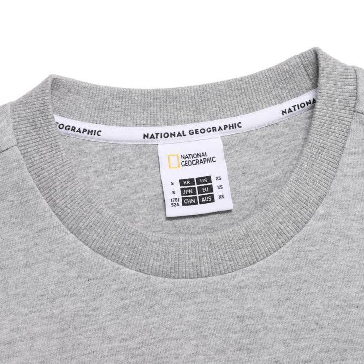 FOLHAS BIG LOGO BASIC FIT SWEATSHIRT M/GREY