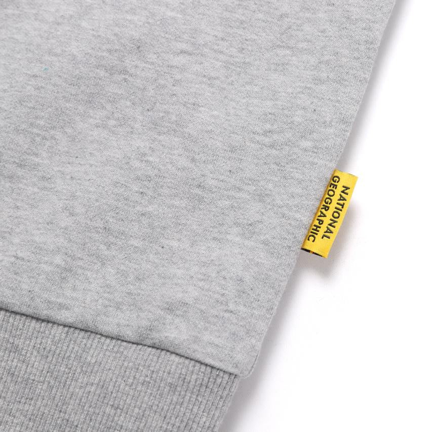 FOLHAS BIG LOGO BASIC FIT SWEATSHIRT M/GREY