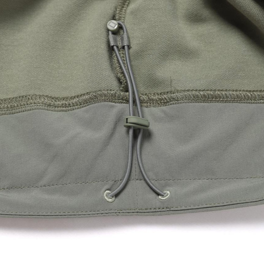HYBRID SEMI OVER FIT SWEATSHIRT KHAKI