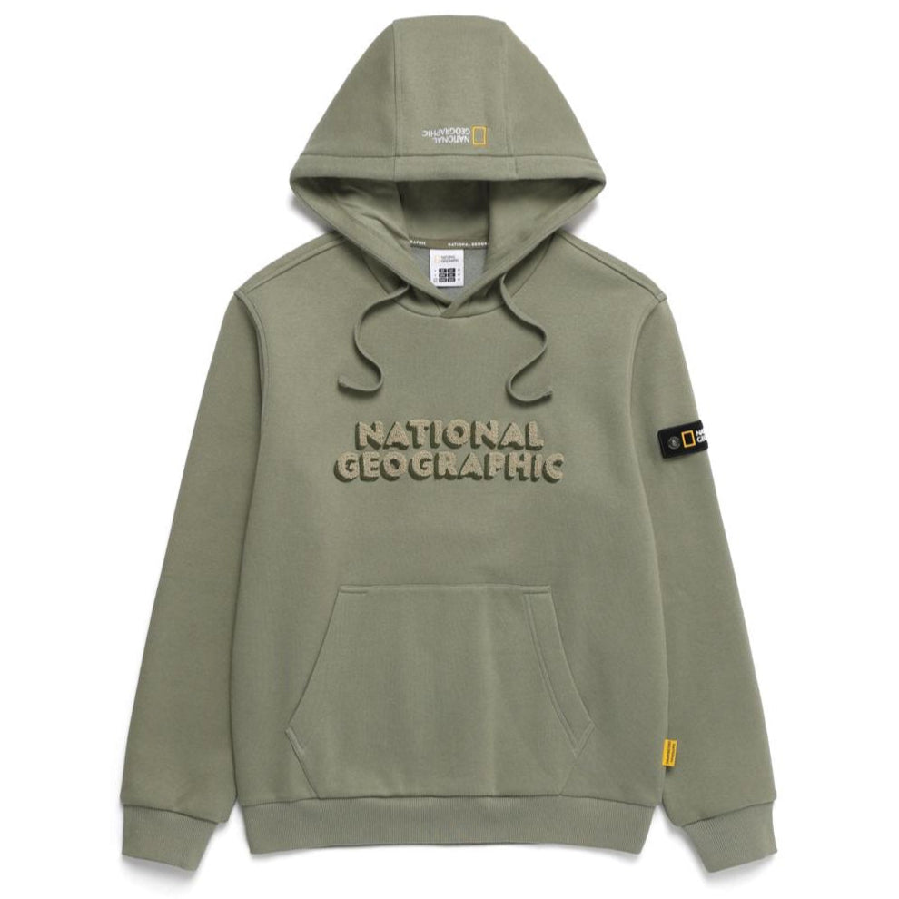 LEUCOS BIG LOGO HOODIE LICHEN KHAKI