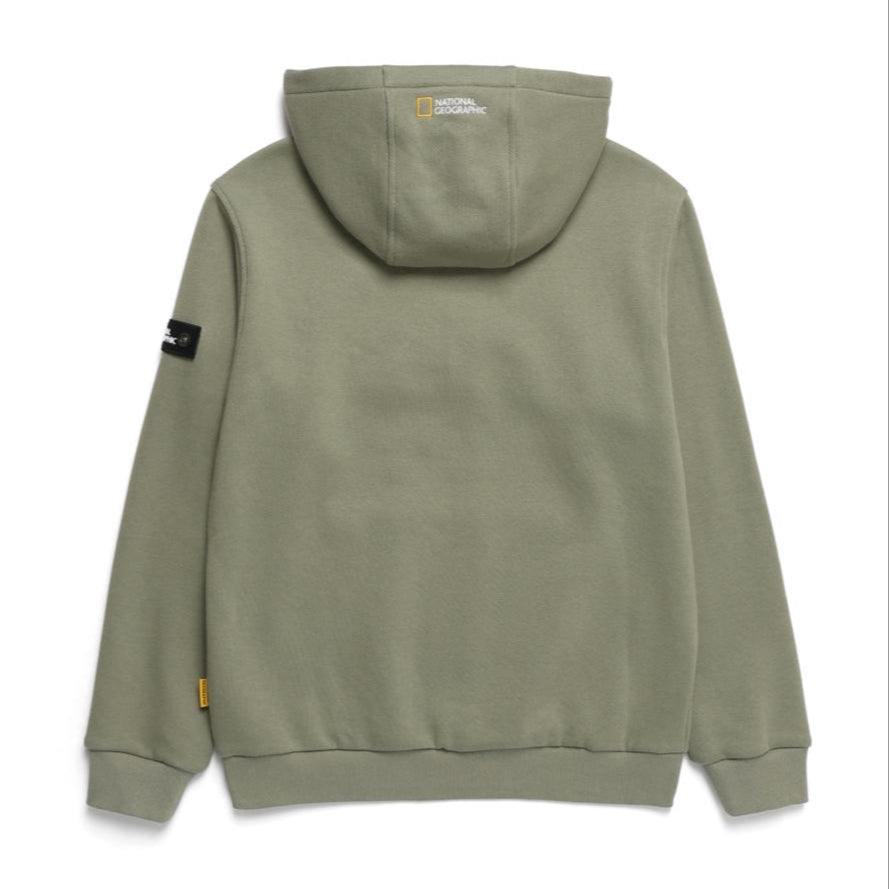 LEUCOS BIG LOGO HOODIE LICHEN KHAKI