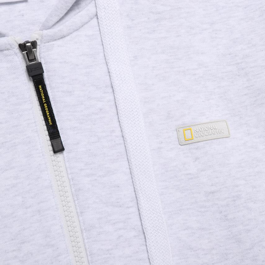 MARGAY FULL ZIP UP HOODIE M/IVORY