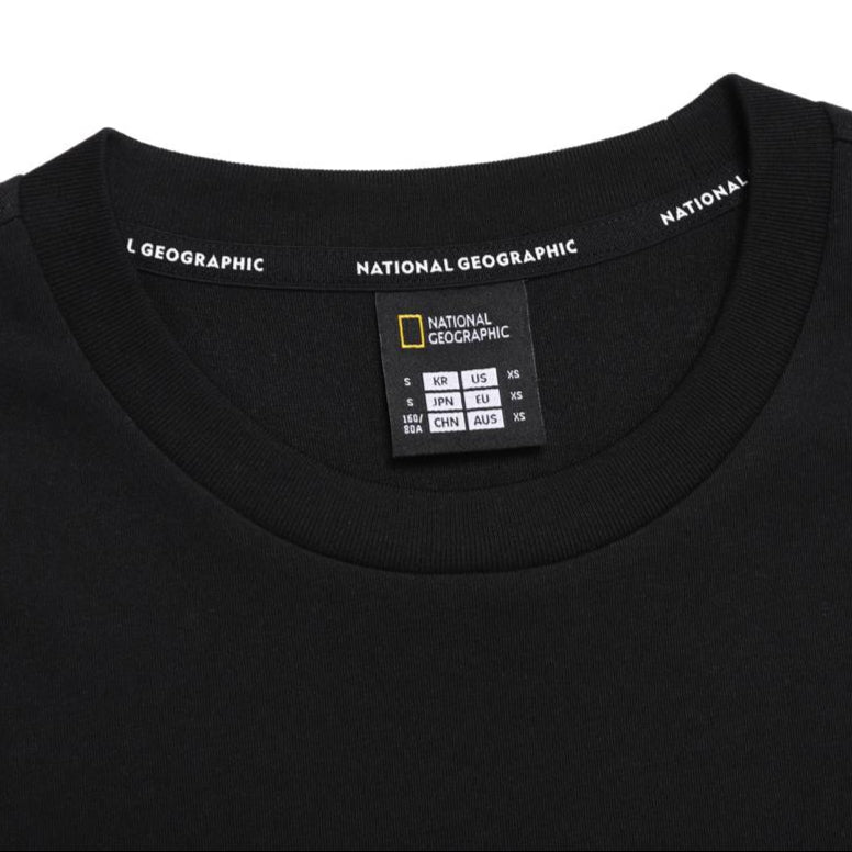 NEODY BIG LOGO BASIC FIT SHORT SLEEVE T-SHIRT CARBON BLACK