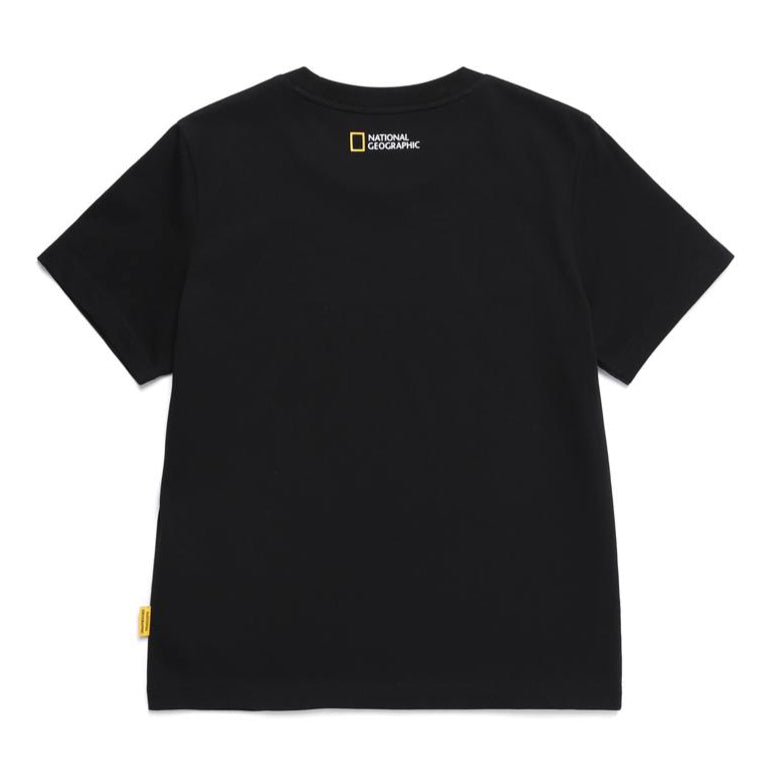 NEODY BIG LOGO BASIC FIT SHORT SLEEVE T-SHIRT CARBON BLACK
