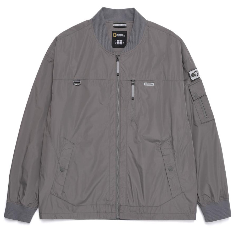 NRN ROMUS BOMBER JUMPER STONE GREY