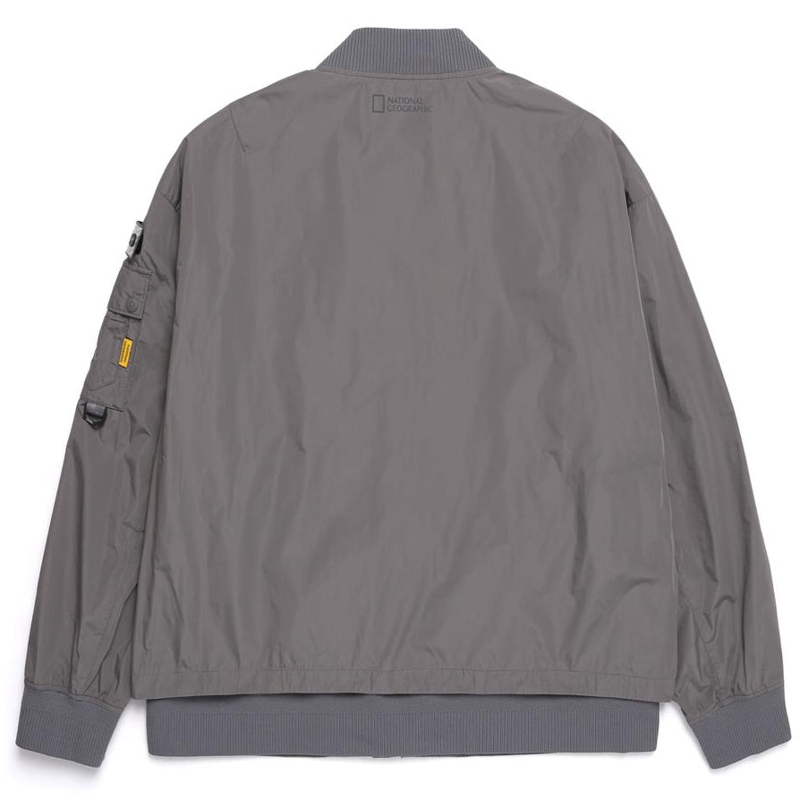 NRN ROMUS BOMBER JUMPER STONE GREY