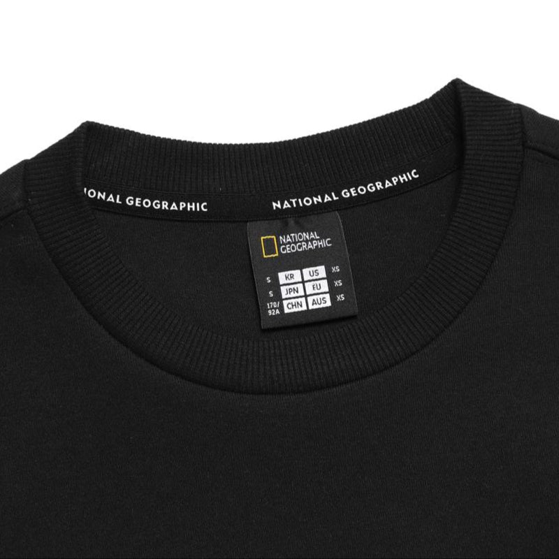 STANDARD VELUX SEMI-OVER FIT SWEATSHIRT CARBON BLACK