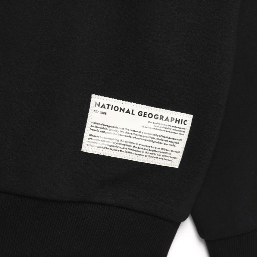 STANDARD VELUX SEMI-OVER FIT SWEATSHIRT CARBON BLACK