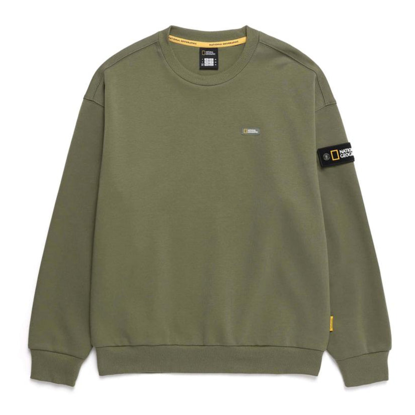 STANDARD VELUX SEMI-OVER FIT SWEATSHIRT F/KHAKI