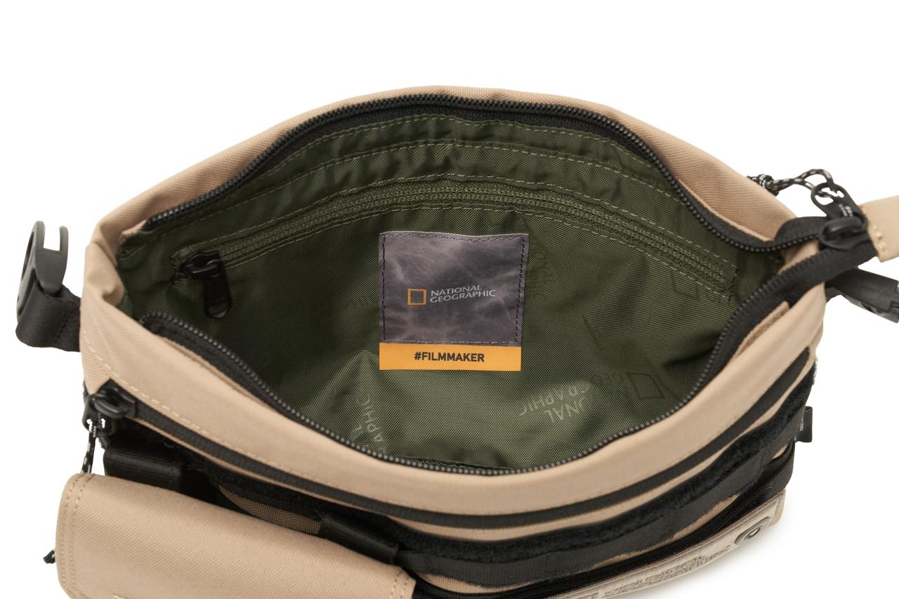 TECH CROSSBODY BAG BEIGE