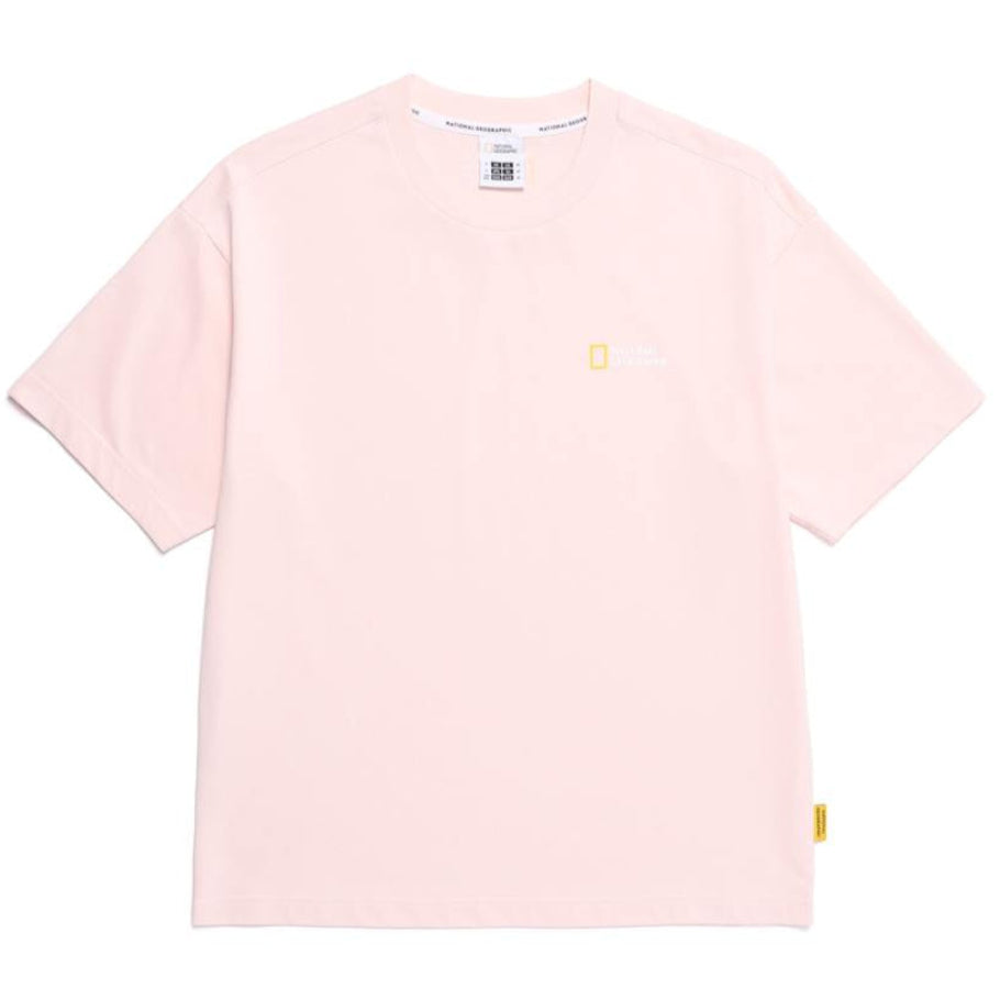 UNISEX SEMI-OVER FIT SUPIMA H/TEE INDI PINK