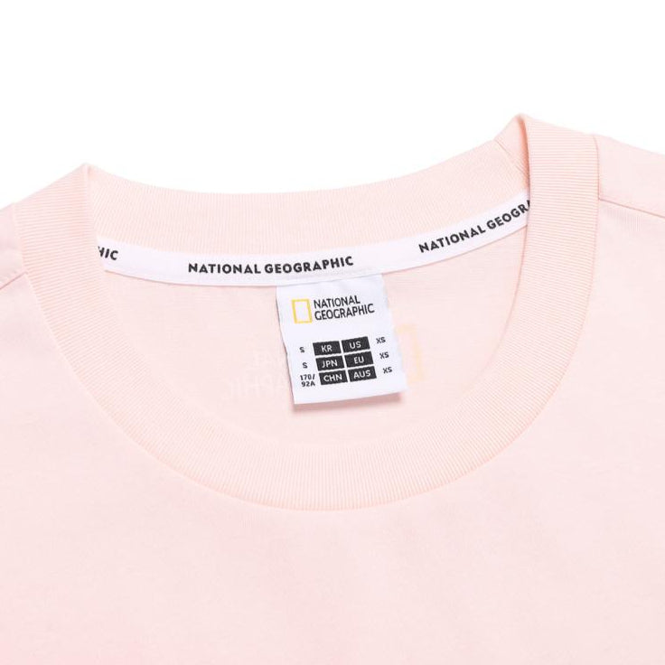 UNISEX SEMI-OVER FIT SUPIMA H/TEE INDI PINK