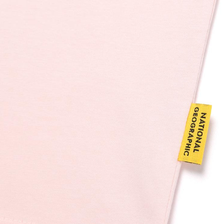 UNISEX SEMI-OVER FIT SUPIMA H/TEE INDI PINK