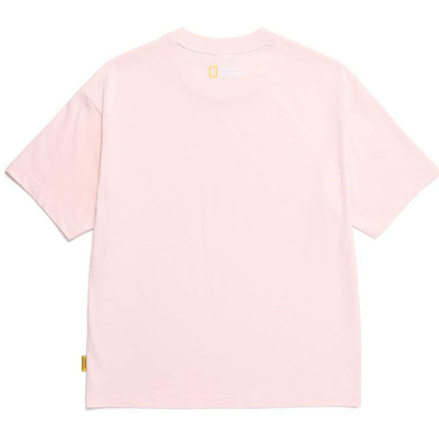 UNISEX SEMI-OVER FIT SUPIMA H/TEE INDI PINK