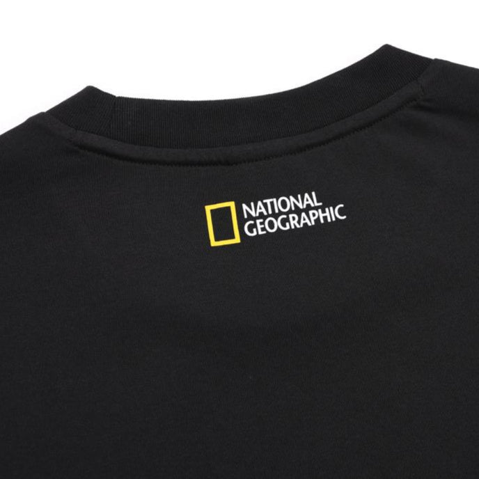 UNISEX SEMI-OVER FIT SUPIMA LONG-SLEEVE T-SHIRTS CARBON BLACK