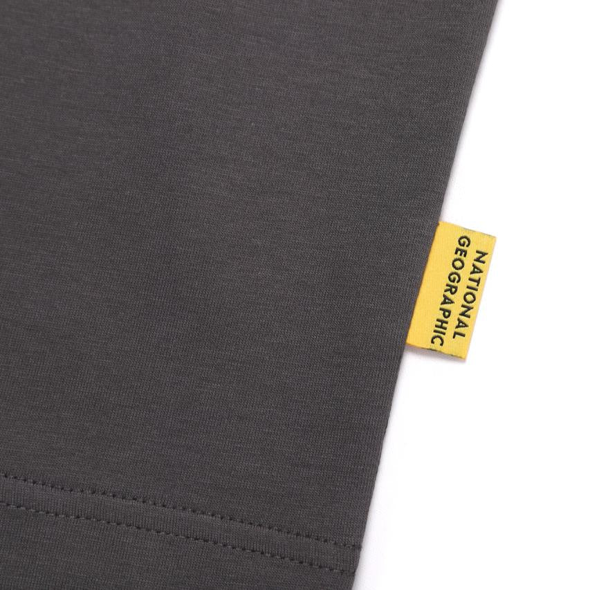 UNISEX SEMI-OVER FIT SUPIMA LONG-SLEEVE T-SHIRTS GREY