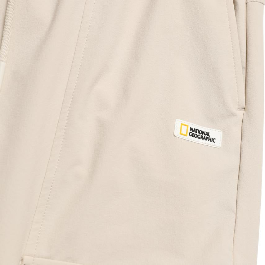 WOMEN'S ARCHELON WOVEN TRAINING WIDE PANTS L/BEIGE