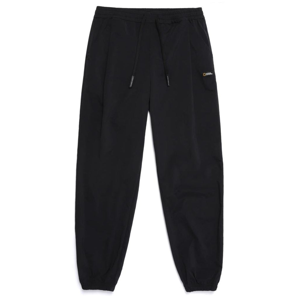 WOMEN'S CYGNUS WOVEN STRAIGHT JOGGER PANTS CARBON BLACK