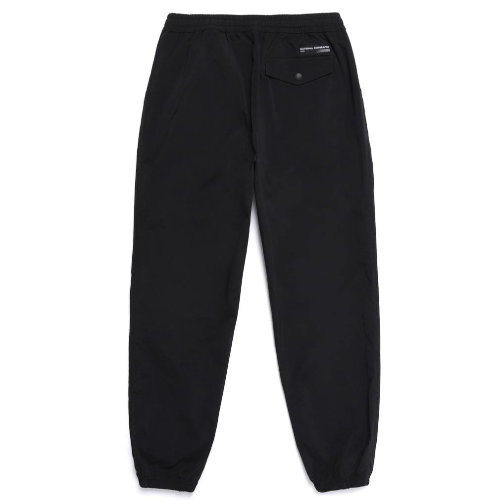 WOMEN'S CYGNUS WOVEN STRAIGHT JOGGER PANTS CARBON BLACK