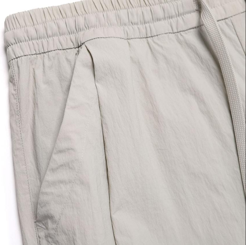 WOMEN'S CYGNUS WOVEN STRAIGHT JOGGER PANTS MOURNING BEIGE