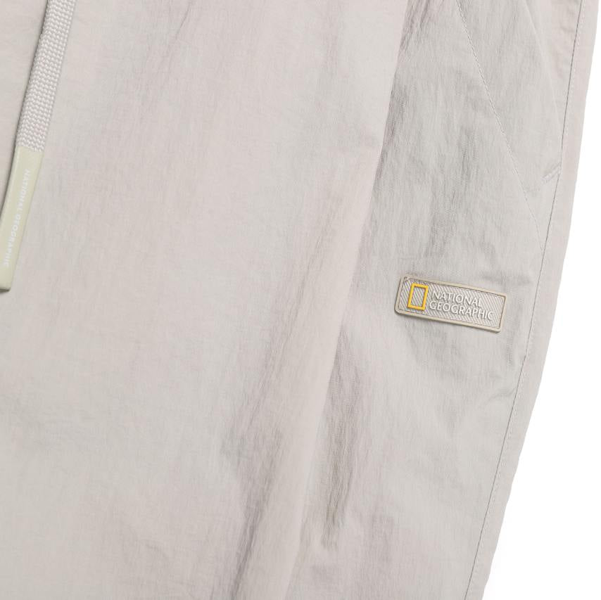 WOMEN'S CYGNUS WOVEN STRAIGHT JOGGER PANTS MOURNING BEIGE