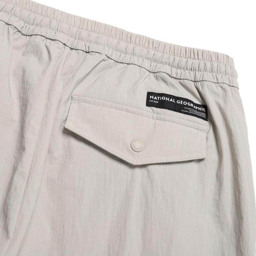 WOMEN'S CYGNUS WOVEN STRAIGHT JOGGER PANTS MOURNING BEIGE