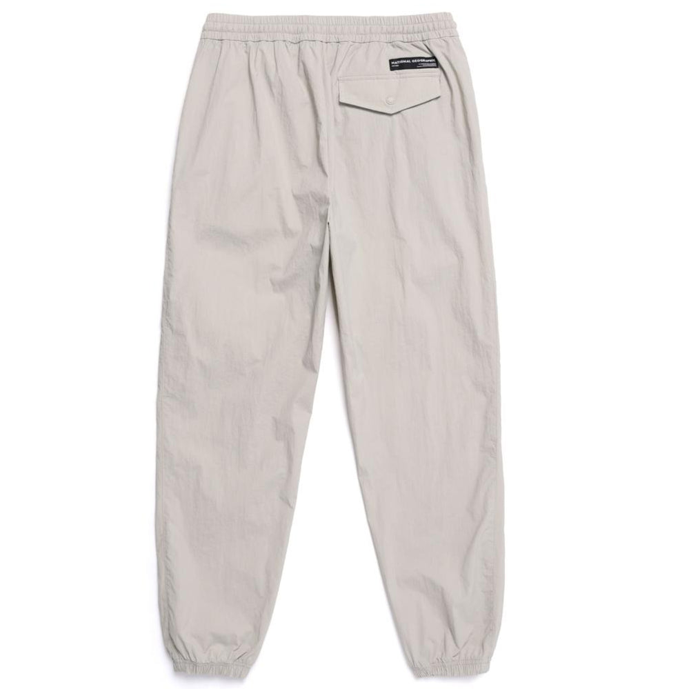 WOMEN'S CYGNUS WOVEN STRAIGHT JOGGER PANTS MOURNING BEIGE