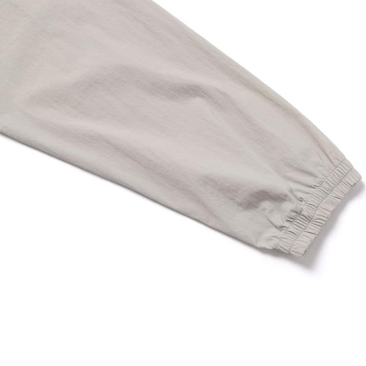 WOMEN'S CYGNUS WOVEN STRETCH FULL ZIP UP HOODIE MOURNING BEIGE