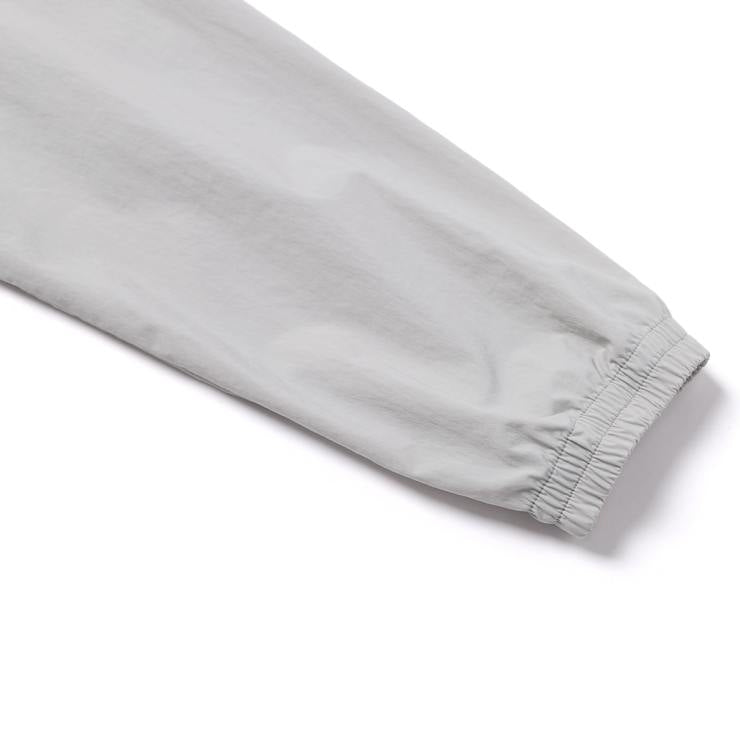 WOMEN'S CYGNUS WOVEN STRETCH FULL ZIP UP HOODIE SILVER GREY