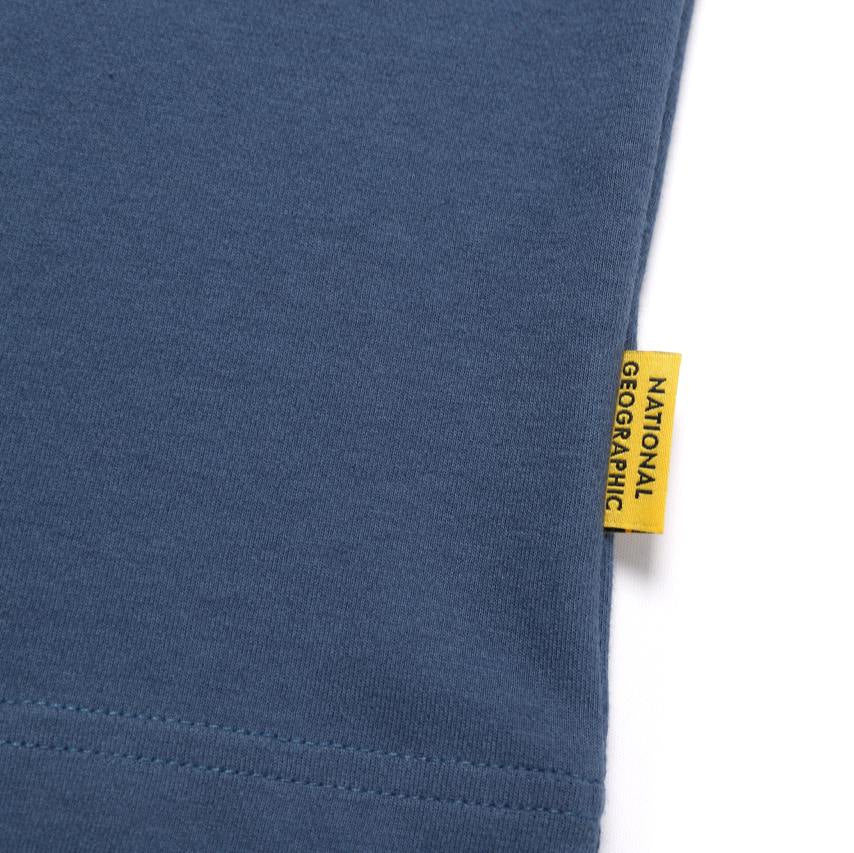 ANIMAL WAPPEN SEMI-OVER FIT T-SHIRT DUSTY NAVY