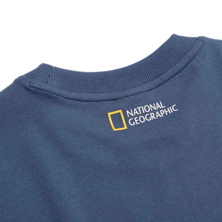 ANIMAL WAPPEN SEMI-OVER FIT T-SHIRT DUSTY NAVY