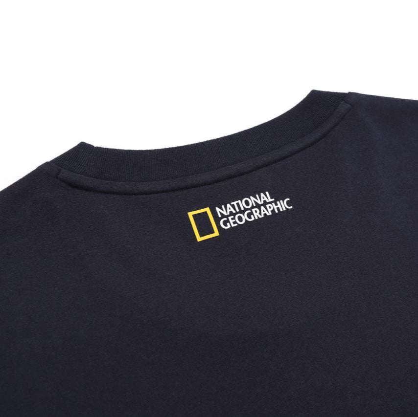 NRN CHEST POCKET SEMI-OVER FIT H/TEE NAVY