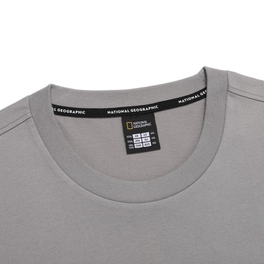 NRN CHEST POCKET SEMI-OVER FIT H/TEE STONE GREY