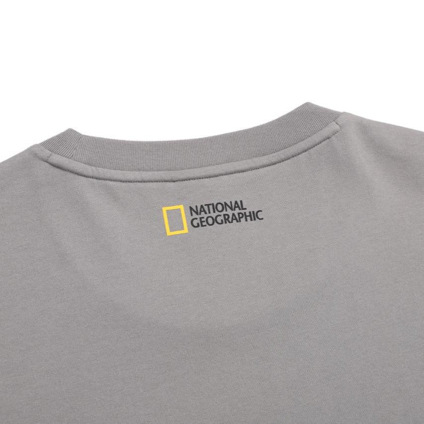 NRN CHEST POCKET SEMI-OVER FIT H/TEE STONE GREY