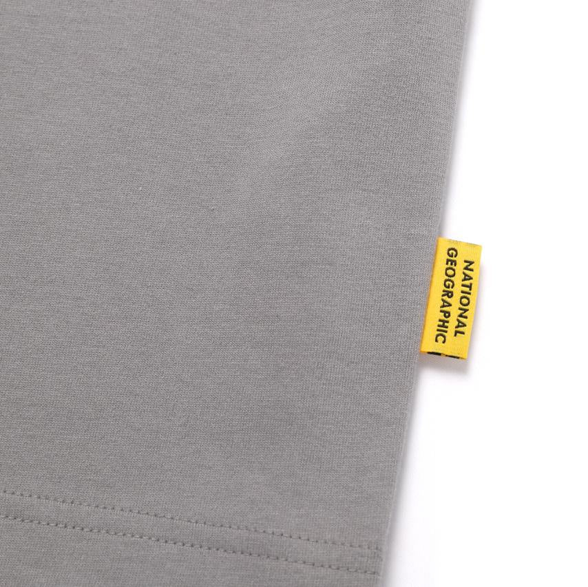 NRN CHEST POCKET SEMI-OVER FIT H/TEE STONE GREY