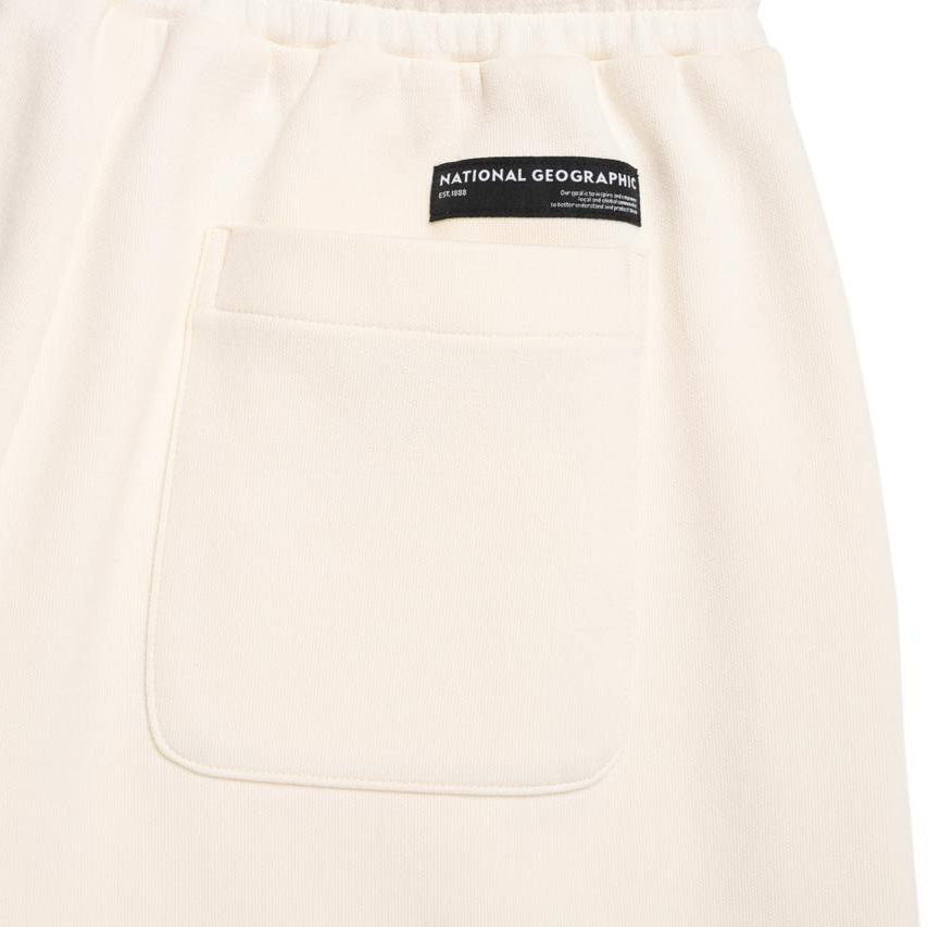 WOMEN PITTA WIDE BOARD SHORTS IVORY