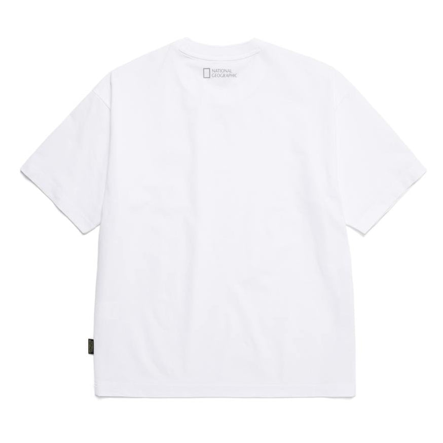 KRAZ SMALL LOGO SEMI OVER FIT SHORT SLEEVE T-SHIRT WHITE