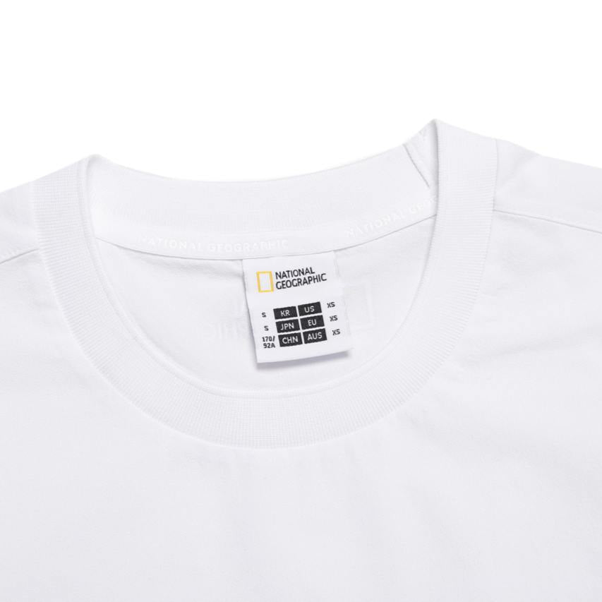 KRAZ SMALL LOGO SEMI OVER FIT SHORT SLEEVE T-SHIRT WHITE