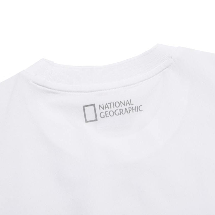 KRAZ SMALL LOGO SEMI OVER FIT SHORT SLEEVE T-SHIRT WHITE