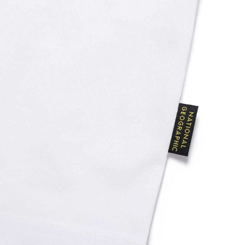 KRAZ SMALL LOGO SEMI OVER FIT SHORT SLEEVE T-SHIRT WHITE