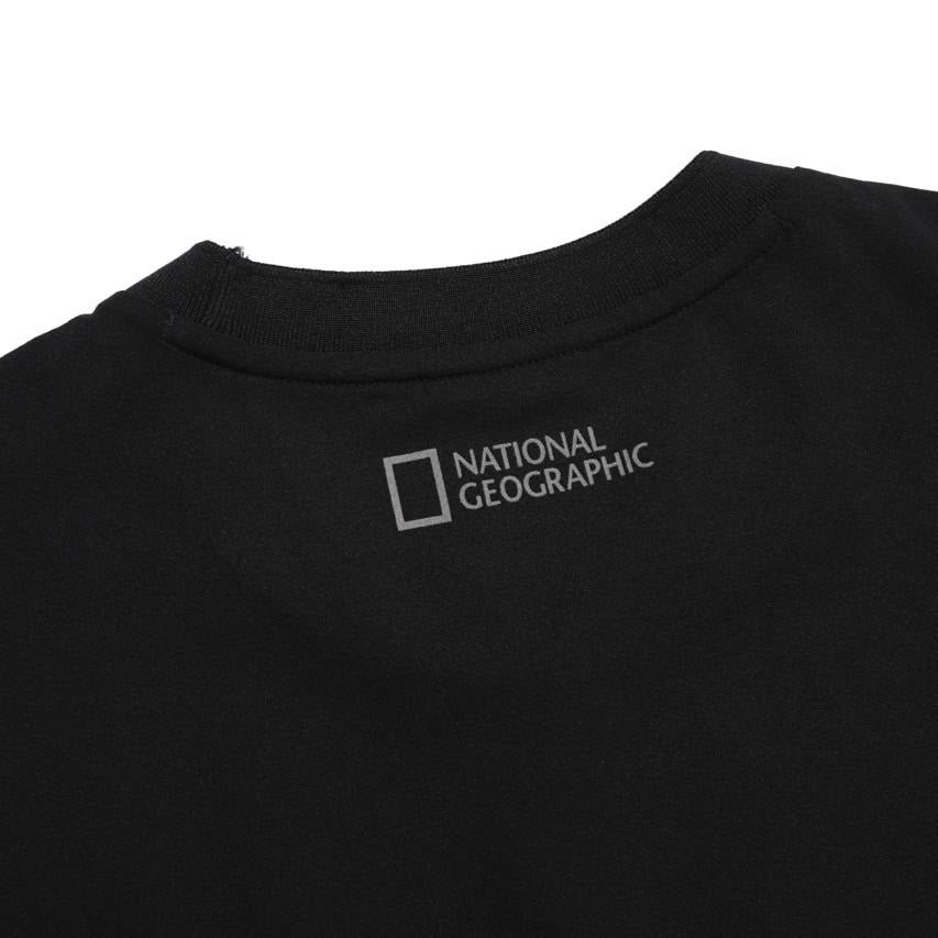 KRAZ SMALL LOGO SEMI OVER FIT SHORT SLEEVE T-SHIRT CARBON BLACK