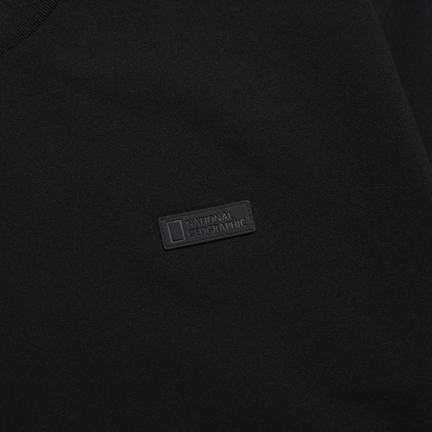 KRAZ SMALL LOGO SEMI OVER FIT SHORT SLEEVE T-SHIRT CARBON BLACK