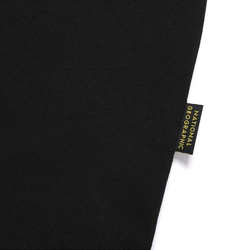 KRAZ SMALL LOGO SEMI OVER FIT SHORT SLEEVE T-SHIRT CARBON BLACK