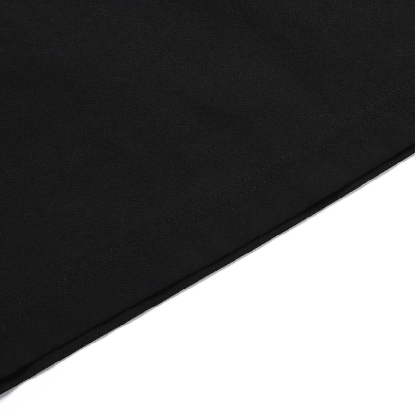 KRAZ SMALL LOGO SEMI OVER FIT SHORT SLEEVE T-SHIRT CARBON BLACK