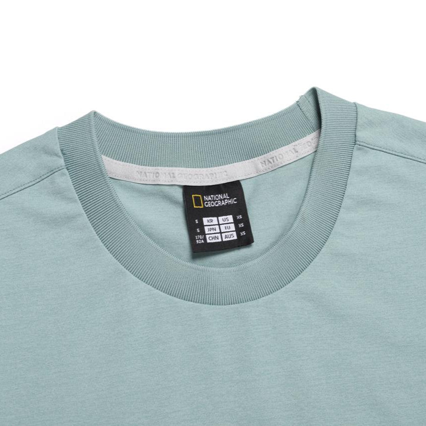 GREY PARROT BASIC FIT SHORT SLEEVE T-SHIRT KHAKI GREEN