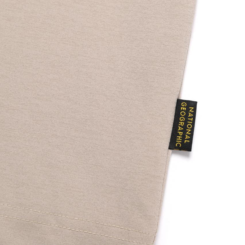 GREY PARROT BASIC FIT SHORT SLEEVE T-SHIRT SAND BEIGE