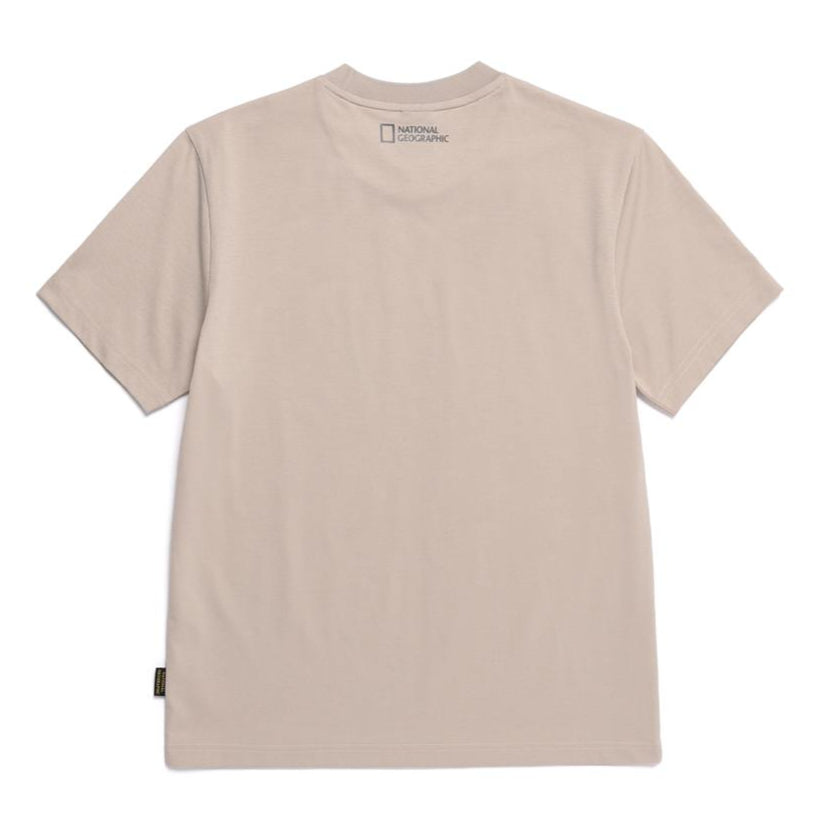 GREY PARROT BASIC FIT SHORT SLEEVE T-SHIRT SAND BEIGE