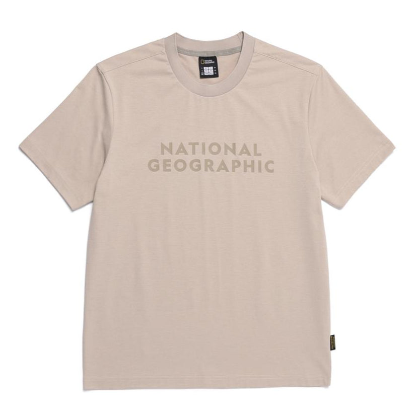 GREY PARROT BASIC FIT SHORT SLEEVE T-SHIRT SAND BEIGE